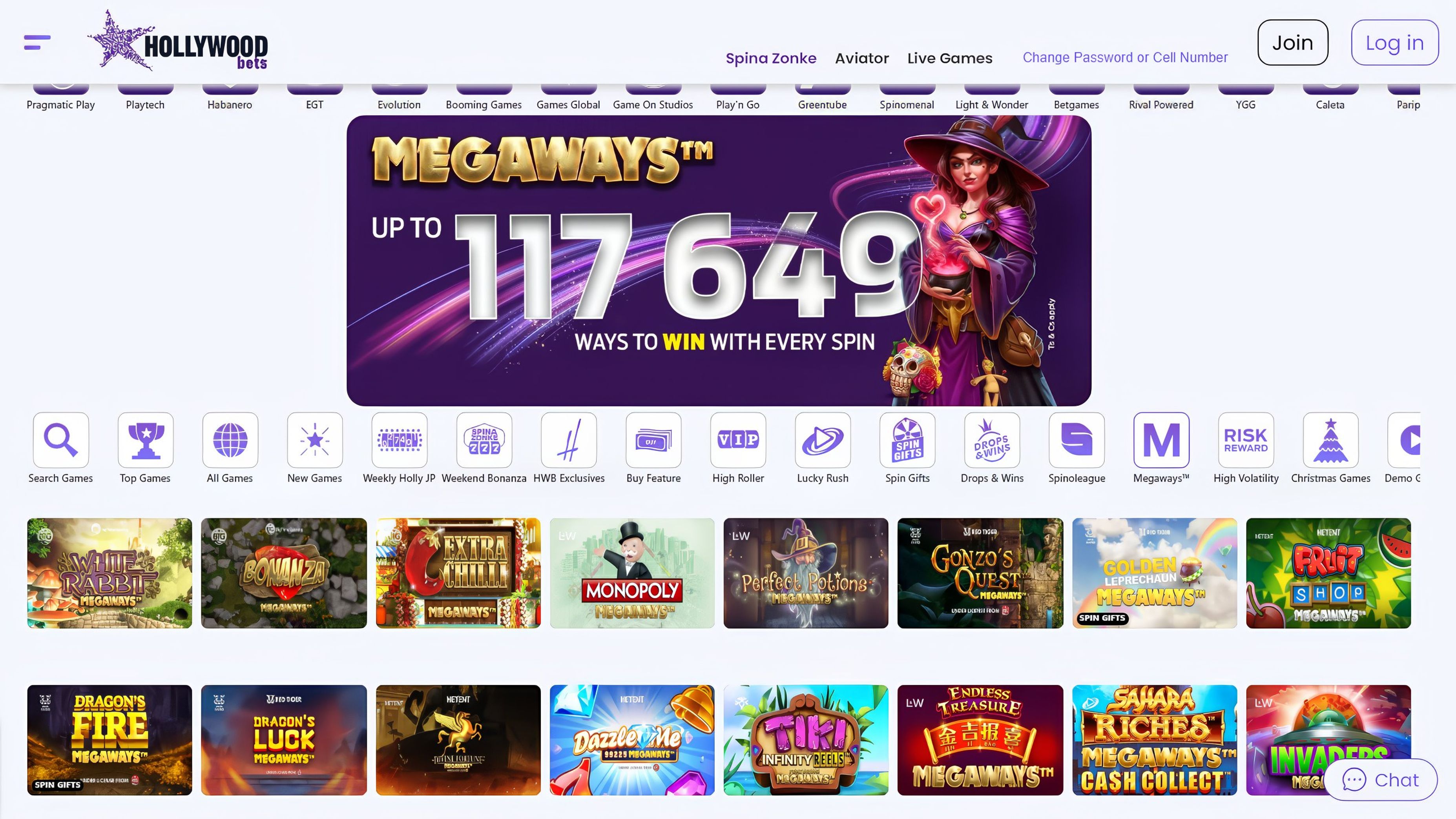 Hollywoodbets desktop screenshot 1